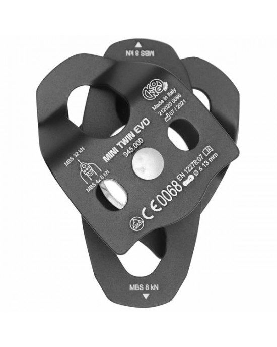 CARRUCOLA DOPPIA MINI TWIN EVO KONG NERO