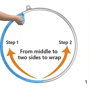 NASTRO ADESIVO RUVIDO 2,5 cm  x 50 mt PER CERCHIO AEREO