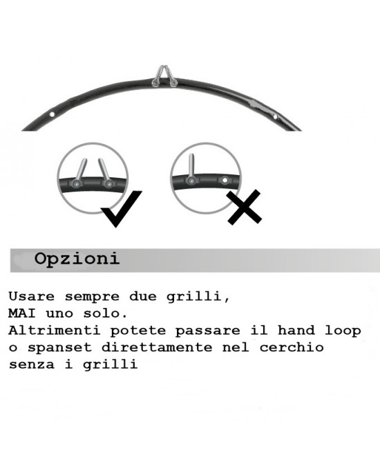 CERCHIO AEREO MULTIPOINT PLAY - CON 2 GRILLI CERCHIO AEREO MULTIPOINT PLAY - CON 2 GRILLI