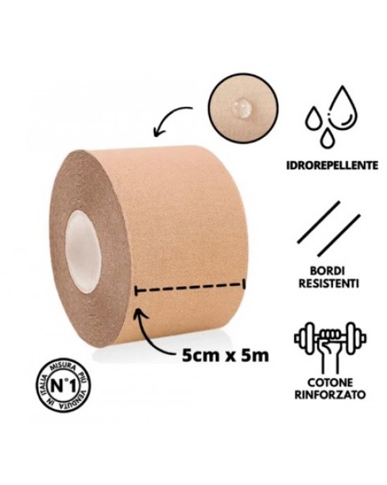 NASTRO COTONE ADESIVO ELASTICIZZATO 5 mm x 5 mt (per cerchio aereo)