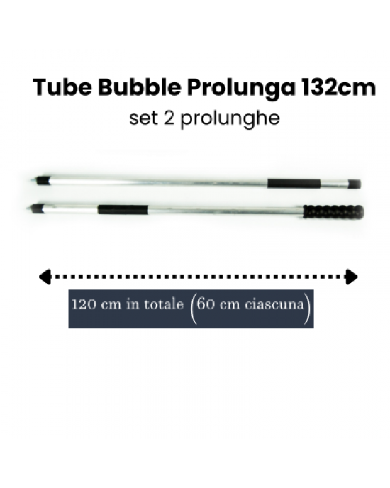 TUBE BUBBLE PROLUNGA DOPPIA MANICO per cerchio bolle giganti