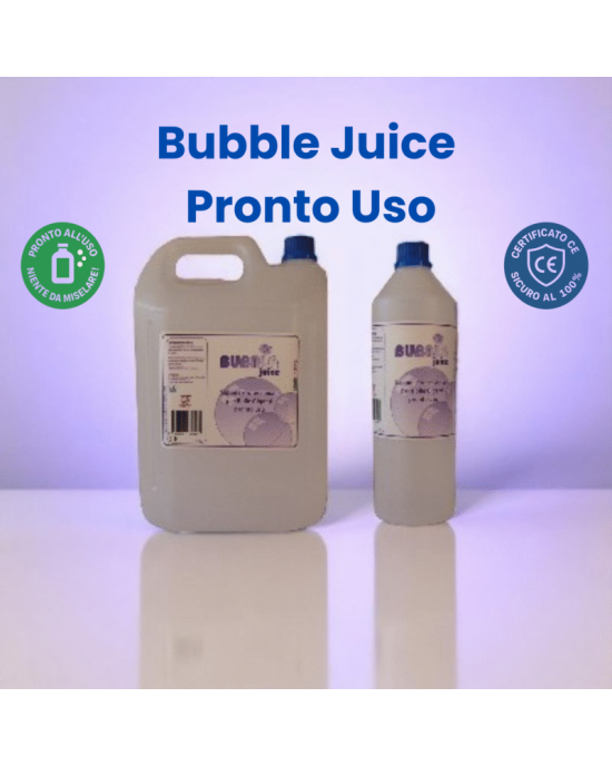 SAPONE BOLLE GIGANTI BUBBLE JUICE TANICA 5 LT - PRONTO USO