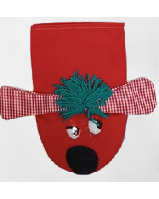 BURATTINI MUCCA ORSO CANE RANA