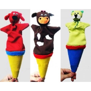 BURATTINI ANIMALI CONO