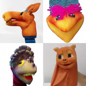 BURATTINI ANIMALI GOMMAPIUMA 