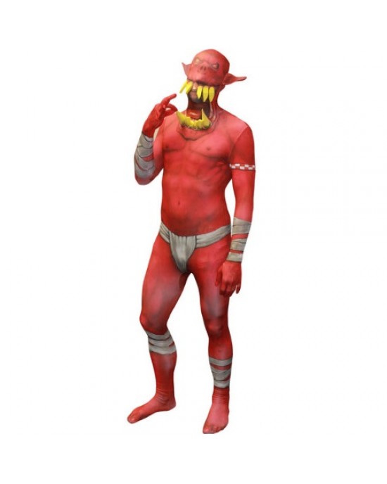 MORPHSUITS MONSTER ORC ROSSO JAW DROPPER