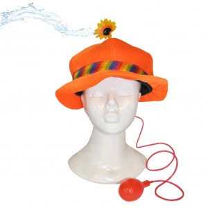 CAPPELLO CLOWN FIORE SPRUZZA ACQUA