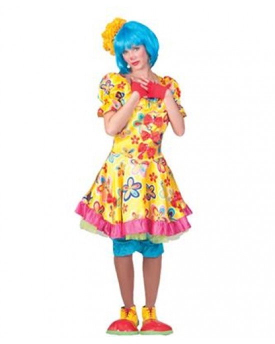COSTUME CLOWN DONNA A FIORI