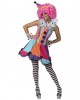 COSTUME CLOWN DONNA RAINBOW