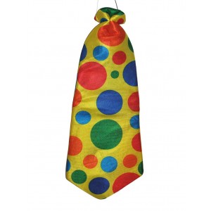 CRAVATTA CLOWN GIGANTE POIS