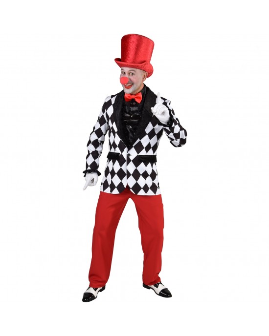 GIACCA ROMBI BIANCO NERO