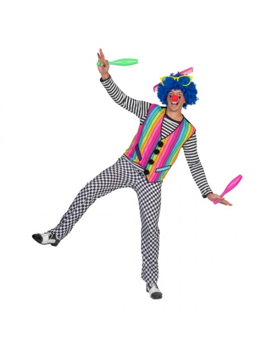 GILET CLOWN RAINBOW