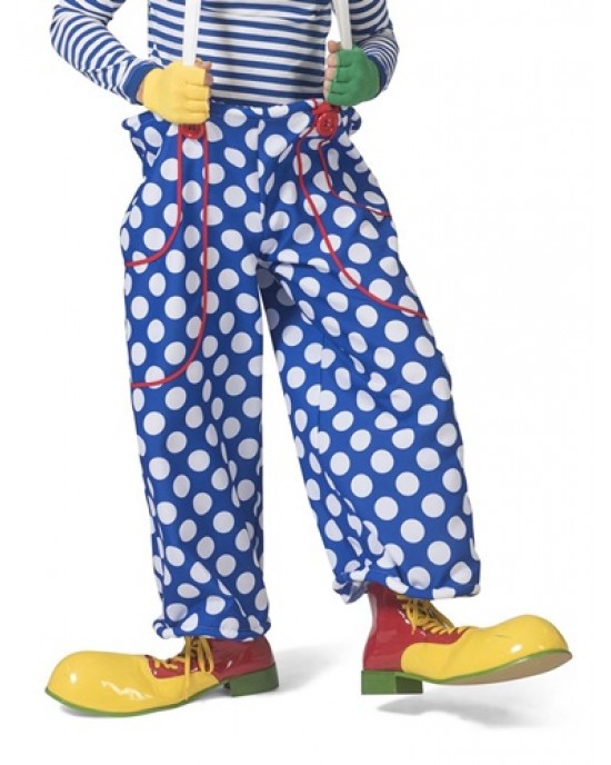 PANTALONE CLOWN LARGO A POIS