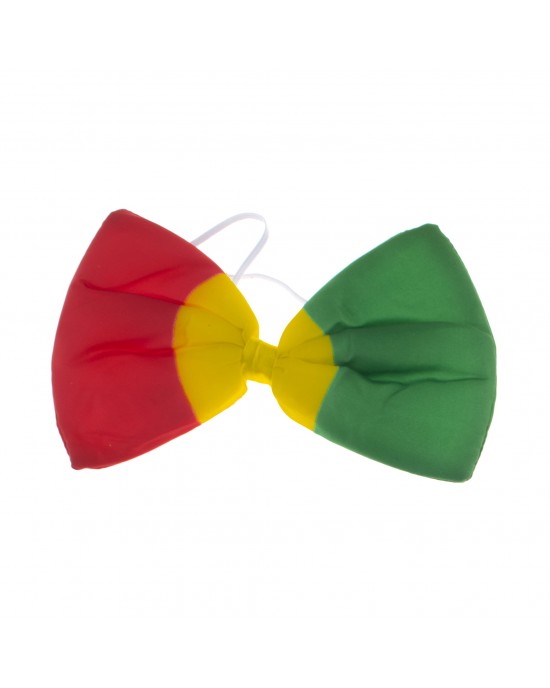 PAPILLON CLOWN GIALLO ROSSO VERDE