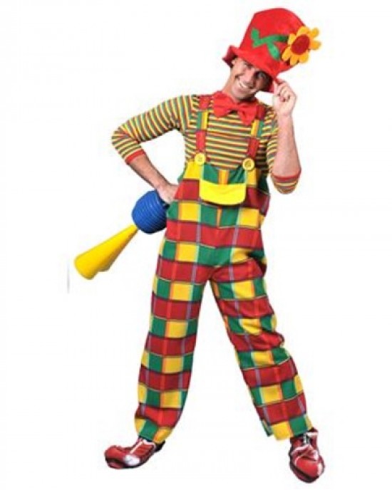 SALOPETTE CLOWN A QUADRI