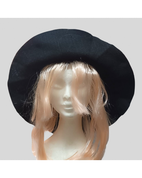 CAPPELLO CON PARRUCCA LISCIA