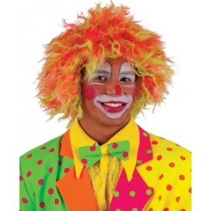 PARRUCCA CLOWN FLUORESCENTE