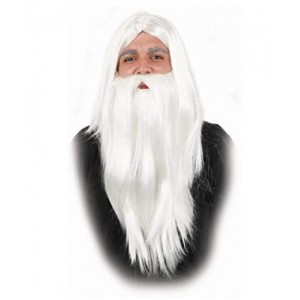 PARRUCCA E BARBA MAGO 