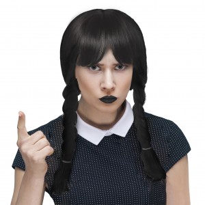 PARRUCCA FRANGIA WEDNESDAY ADDAMS