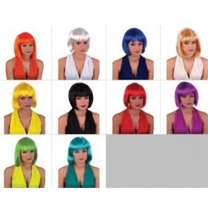 PARRUCCA LISCIA CORTA VARI COLORI