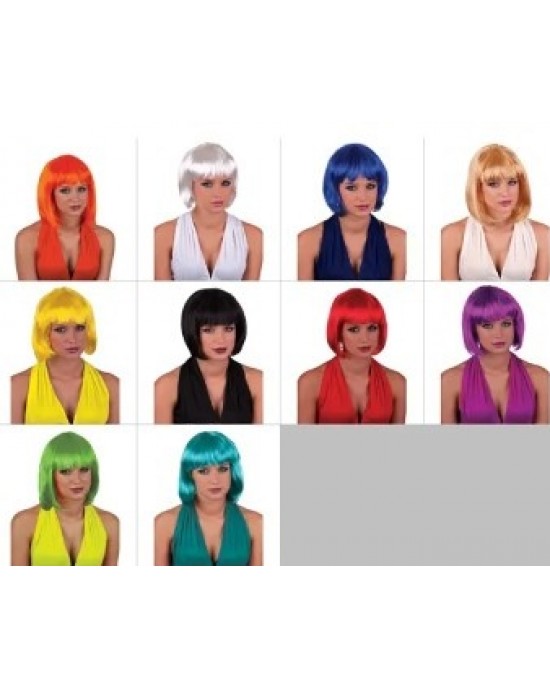 PARRUCCA LISCIA CORTA VARI COLORI