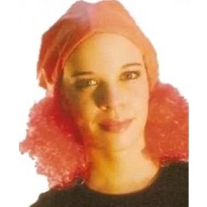 PARRUCCA RICCIA CON BANDANA