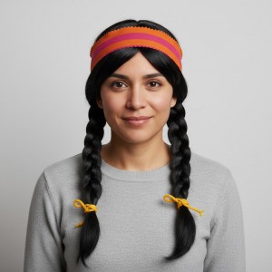 PARRUCCA TRECCE HIPPY-INDIANA