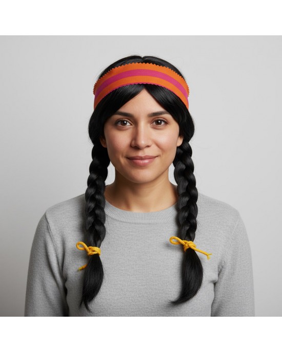 PARRUCCA TRECCE HIPPY-INDIANA
