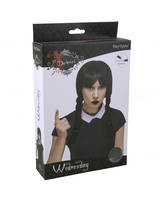 PARRUCCA FRANGIA WEDNESDAY ADDAMS