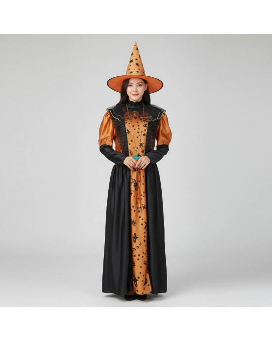 COSTUME COMPLETO STREGA HALLOWEEN