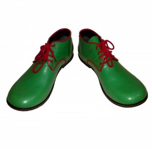 SCARPE CLOWN CUOIO - VERDE M