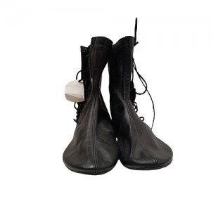 SCARPE NERE PER ACROBATICA ARTIGIANALI