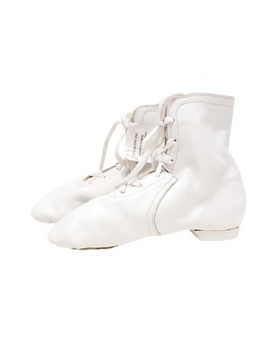 SCARPE JAZZ BIANCHE ARTIGIANALI