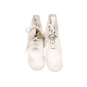 SCARPE JAZZ BIANCHE ARTIGIANALI