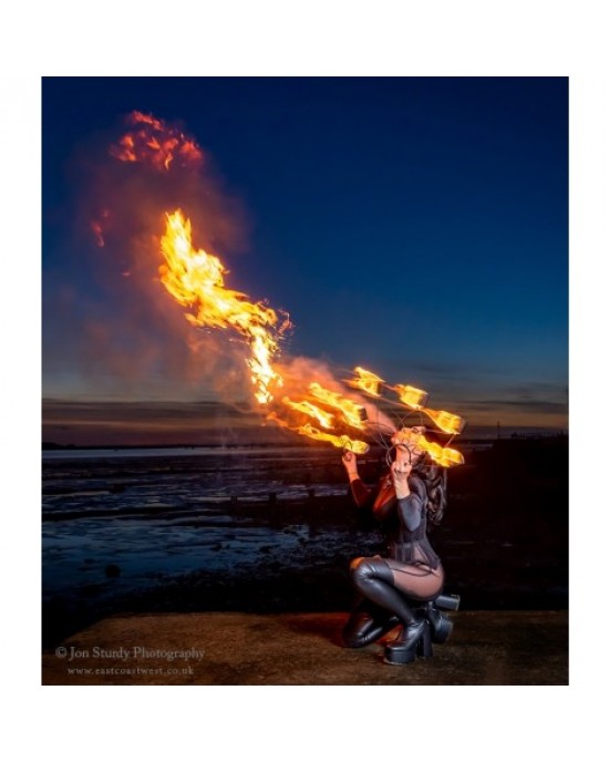FIRE FAN VENTAGLIO DI FUOCO LOTUS