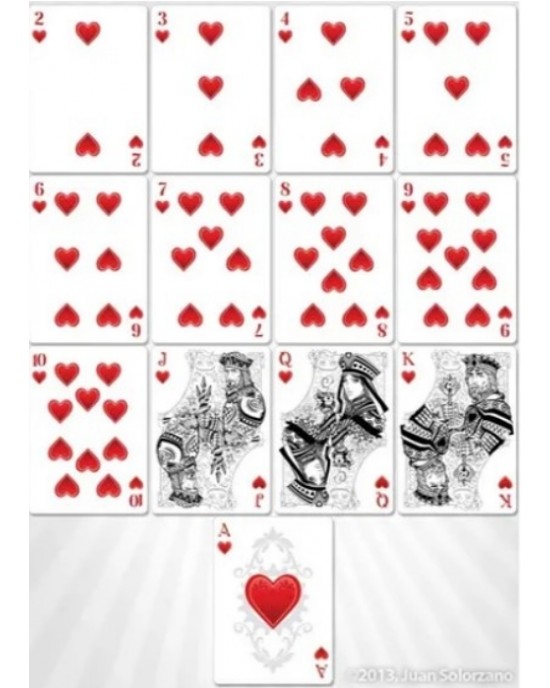 MAZZO CARTE ALICE OF WONDERLAND ARGENTO