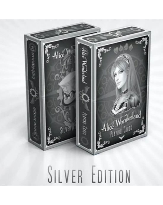 MAZZO CARTE ALICE OF WONDERLAND ARGENTO