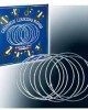 ANELLI CINESI 30 cm. SET DI 8 in METALLO CROMATO
