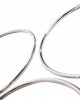 ANELLI CINESI 30 cm. SET DI 8 in METALLO CROMATO