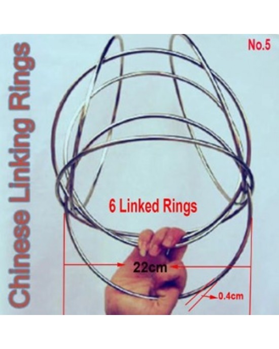 ANELLI CINESI 22 cm. SET DI 6