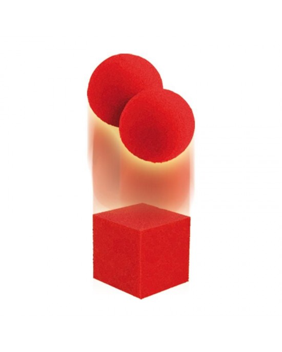 PALLINE SPUGNA DA 2 A CUBO PLUS