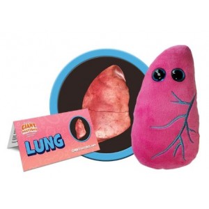 GIANTMICROBES PELUCHE POLMONE Lung