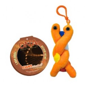 GIANTMICROBES PELUCHE PORTACHIAVI DNA