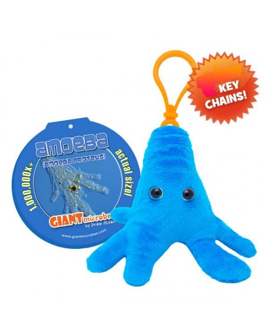 GIANTMICROBES PORTACHIAVI - AMEBA BLU Amoeba