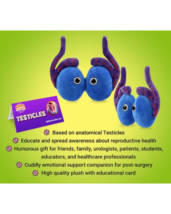 GIANTMICROBES PELUCHE TESTICOLI Testicles
