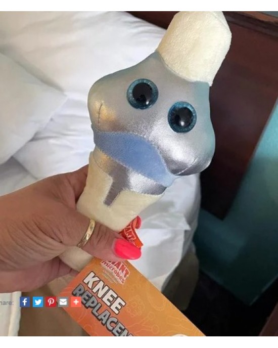 GIANTMICROBES PELUCHE SOSTITUZIONE DEL GINOCCHIO - Knee Replacement