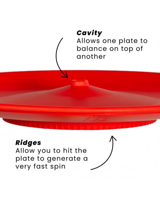 PIATTO CINESE ND JESTER  (con bacchetta componibile)