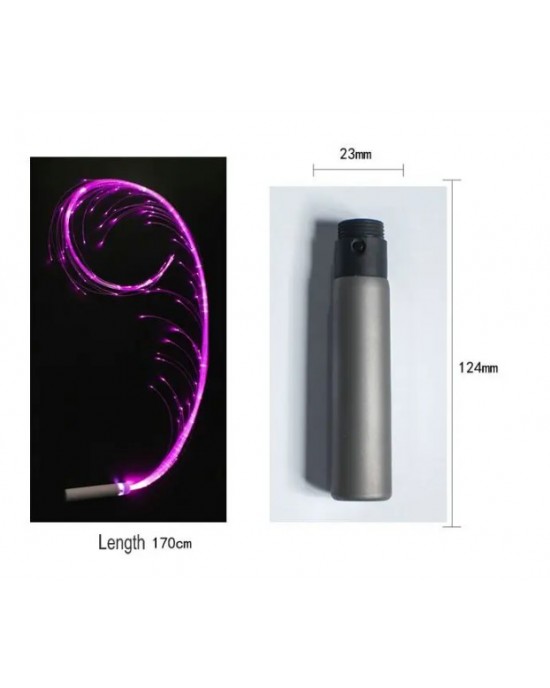 FRUSTA LUMINOSA FIBRA OTTICA MULTICOLORE LITE