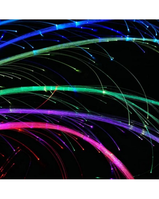 FRUSTA LUMINOSA FIBRA OTTICA MULTICOLORE LITE