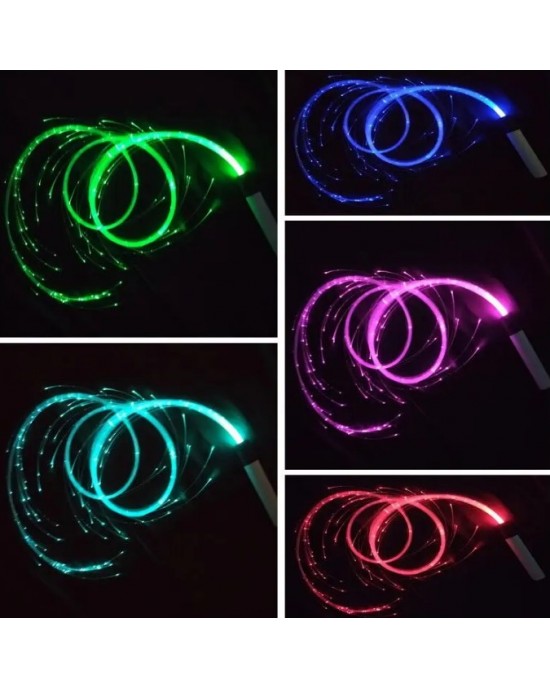 FRUSTA LUMINOSA FIBRA OTTICA MULTICOLORE LITE